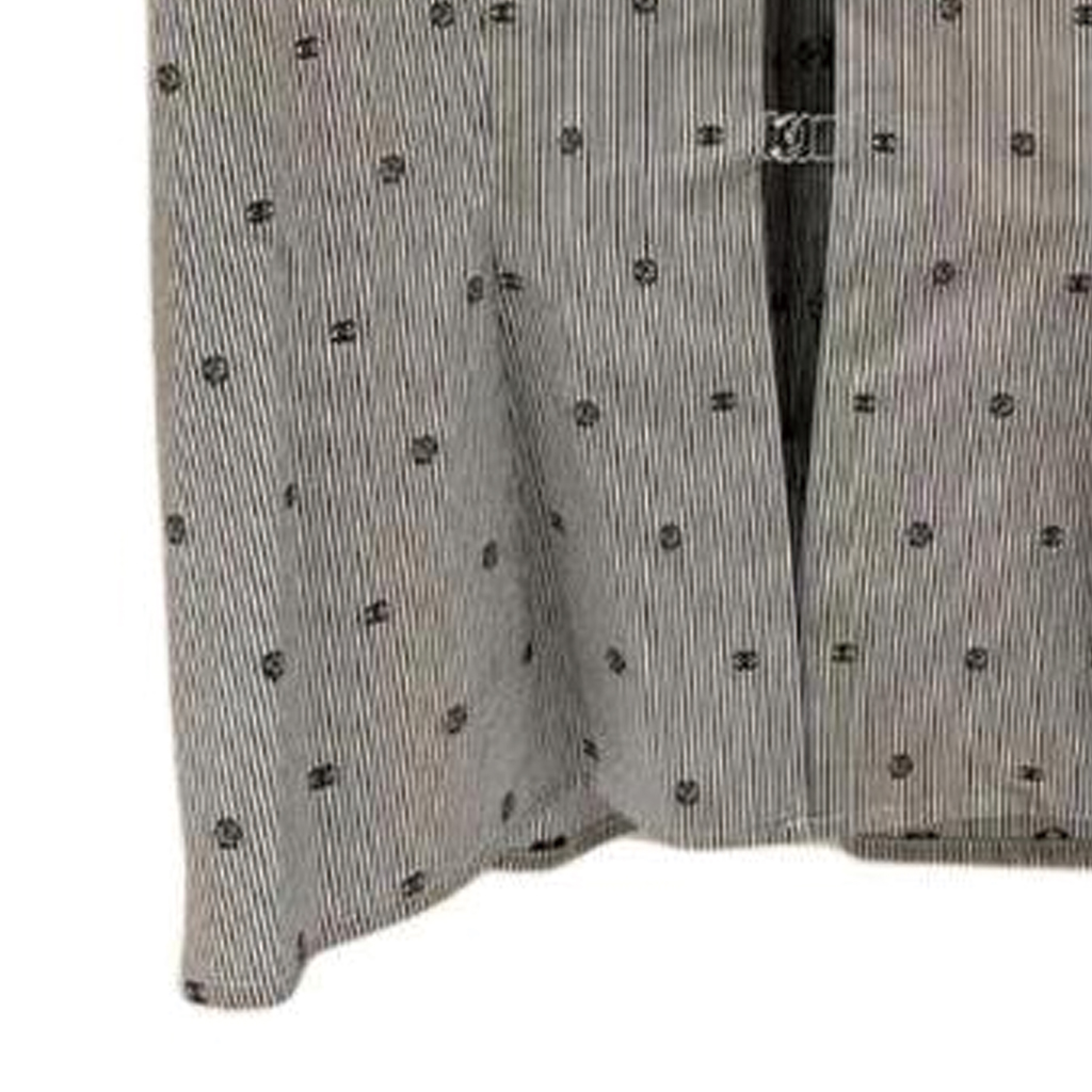 Purchase (W) シャネル ロゴ グラフィック 半袖シャツ グレー P76758-V63866-M9999