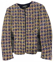 (Women) CHANEL Multicolor Casual Long-Sleeve Colorblock Jacket P73196-V64617-NI828 (Women) CHANEL Multicolor Casual Long-Sleeve Colorblock Jacket P73196-V64617-NI828