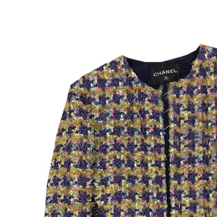 Shop (W) シャネル マルチカラー カジュアル 長袖 カラーブロック ジャケット P73196-V64617-NI828