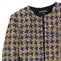 Shop (W) 香奈兒 多色休閒長袖拼接外套 P73196-V64617-NI828