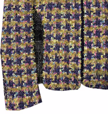 (Women) CHANEL Multicolor Casual Long-Sleeve Colorblock Jacket P73196-V64617-NI828 Details for (Women) CHANEL Multicolor Casual Long-Sleeve Colorblock Jacket P73196-V64617-NI828