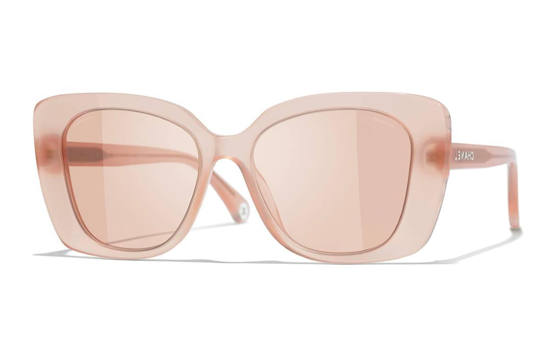 Order (W) 香奈儿粉色蝴蝶墨镜附字母细节 CH550417324B