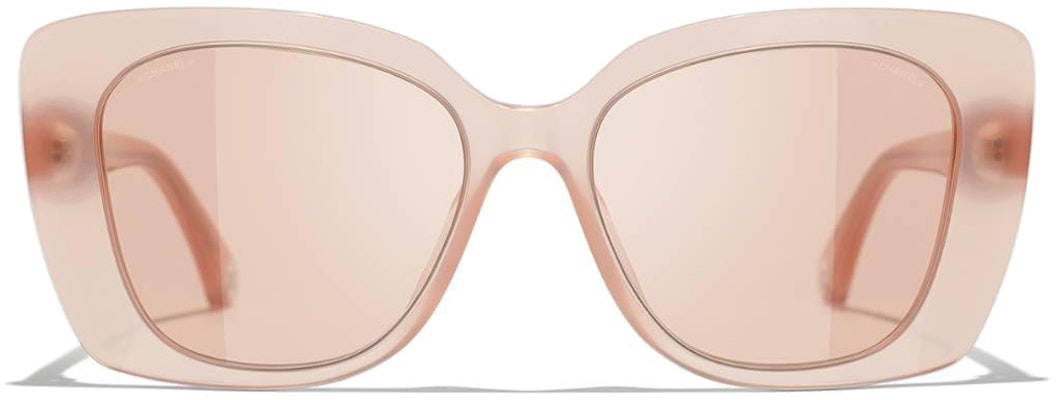 (W) 香奈儿粉色蝴蝶墨镜附字母细节 CH550417324B Lookbook (W) 香奈儿粉色蝴蝶墨镜附字母细节 CH550417324B