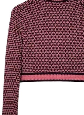 (W) 香奈儿粉色针织开衫 圆领图案设计 P75450-K10791-NO882 Purchase (W) 香奈儿粉色针织开衫 圆领图案设计 P75450-K10791-NO882
