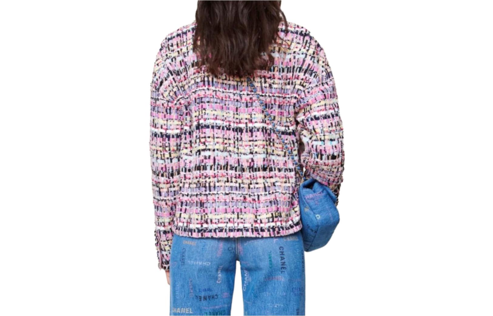 Lookbook (W) CHANEL 粉色織紋長袖短外套 P72404-V64006-NG825