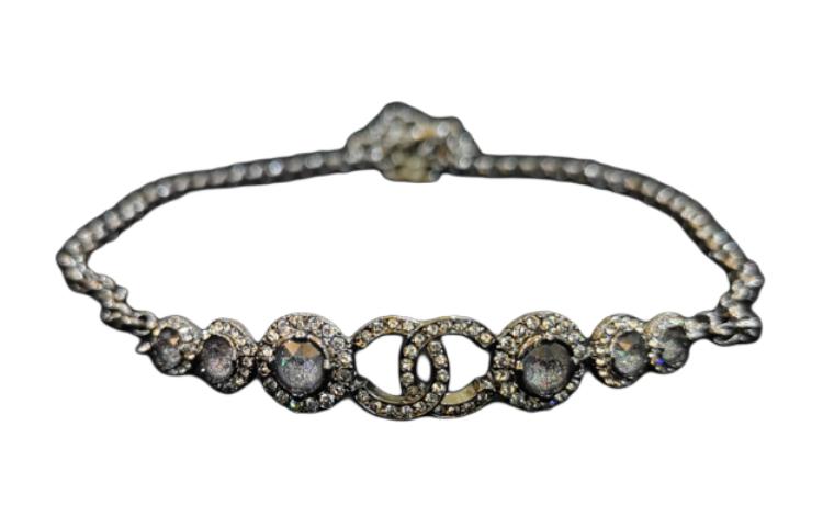 (Women) CHANEL  Silver Metal Logo Pendant Necklace ABB682-B14146-NR675 圖 2