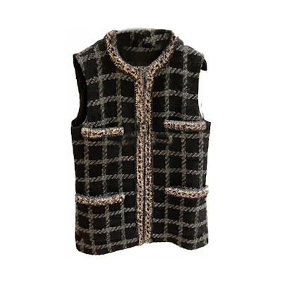 (Women) CHANEL Sleeveless Round Neck Tank Top - Multicolor Options P73617-V64945-NJ601