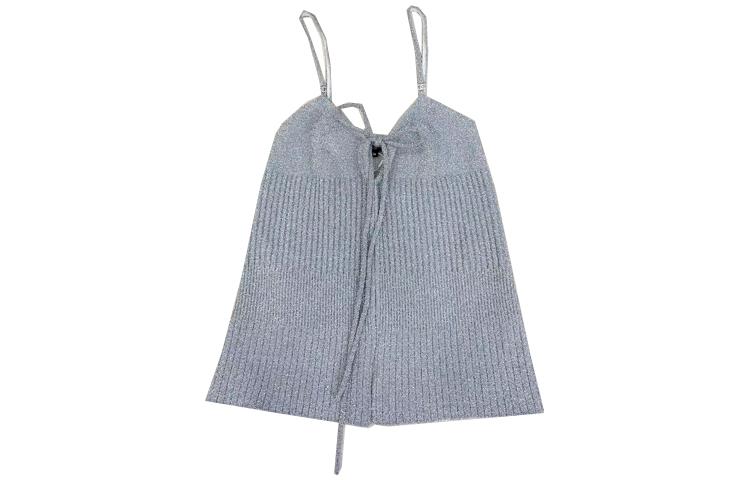 (Women) CHANEL  Solid Color Casual Tank Top in Silver Gray. P72898-K10475-NI898 圖 2