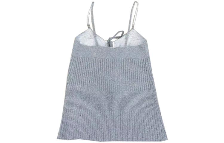 (Women) CHANEL  Solid Color Casual Tank Top in Silver Gray. P72898-K10475-NI898 圖 3