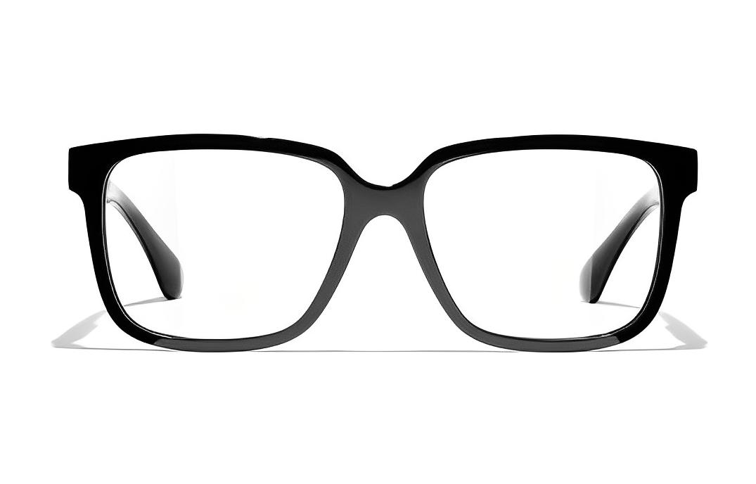(Women) CHANEL  Stylish Rectangle Optical Glasses - Black. CH3435QC888 圖 2
