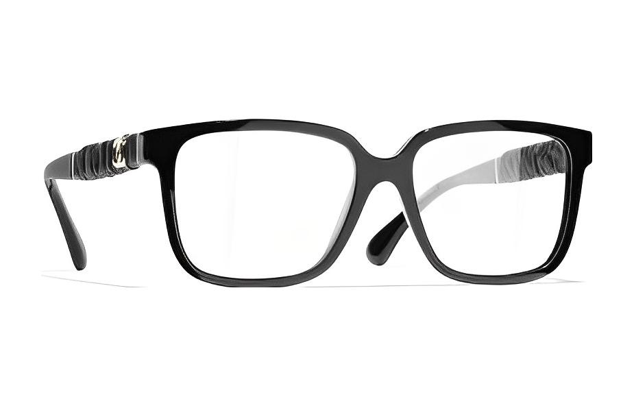 (Women) CHANEL  Stylish Rectangle Optical Glasses - Black. CH3435QC888 圖 3
