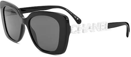 Order (Women) CHANEL Trendy Butterfly Black Sunglasses 【Prescription Available】 CH5422B-1026S4