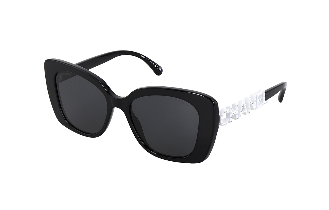 Purchase (W) CHANEL 時尚蝴蝶黑色太陽眼鏡【可配度數】 CH5422B-1026S4