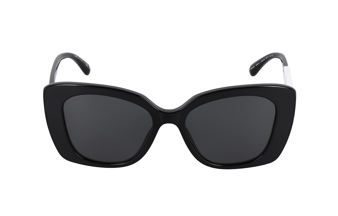 Details for (W) CHANEL 時尚蝴蝶黑色太陽眼鏡【可配度數】 CH5422B-1026S4