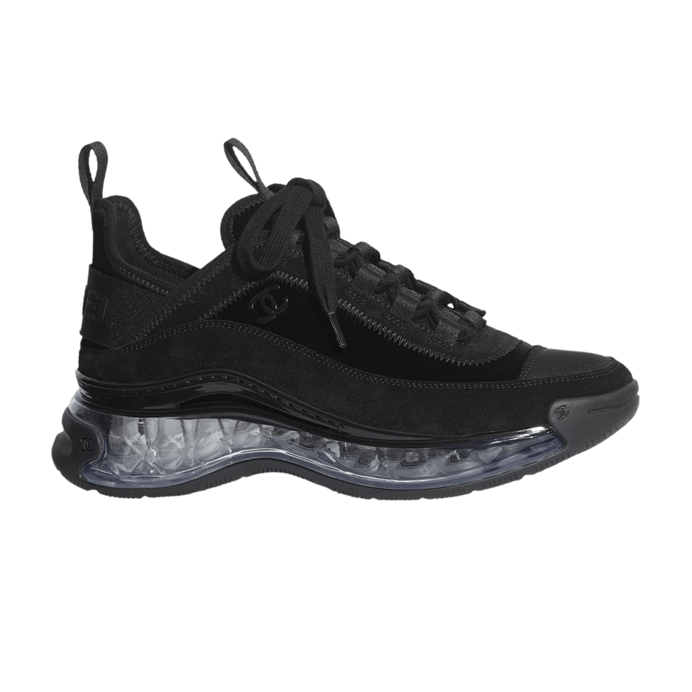 (Women) Chanel 'Velvet Calfskin Grosgrain Sneaker 'Black' G36299-Y54086-94305