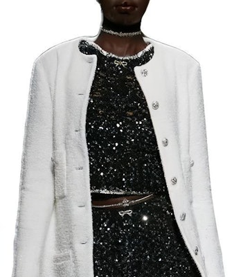 (Women) CHANEL White Single-Breasted Casual Jacket Spring Summer 2023. P74823-V66067-00100 Sizing (Women) CHANEL White Single-Breasted Casual Jacket Spring Summer 2023. P74823-V66067-00100