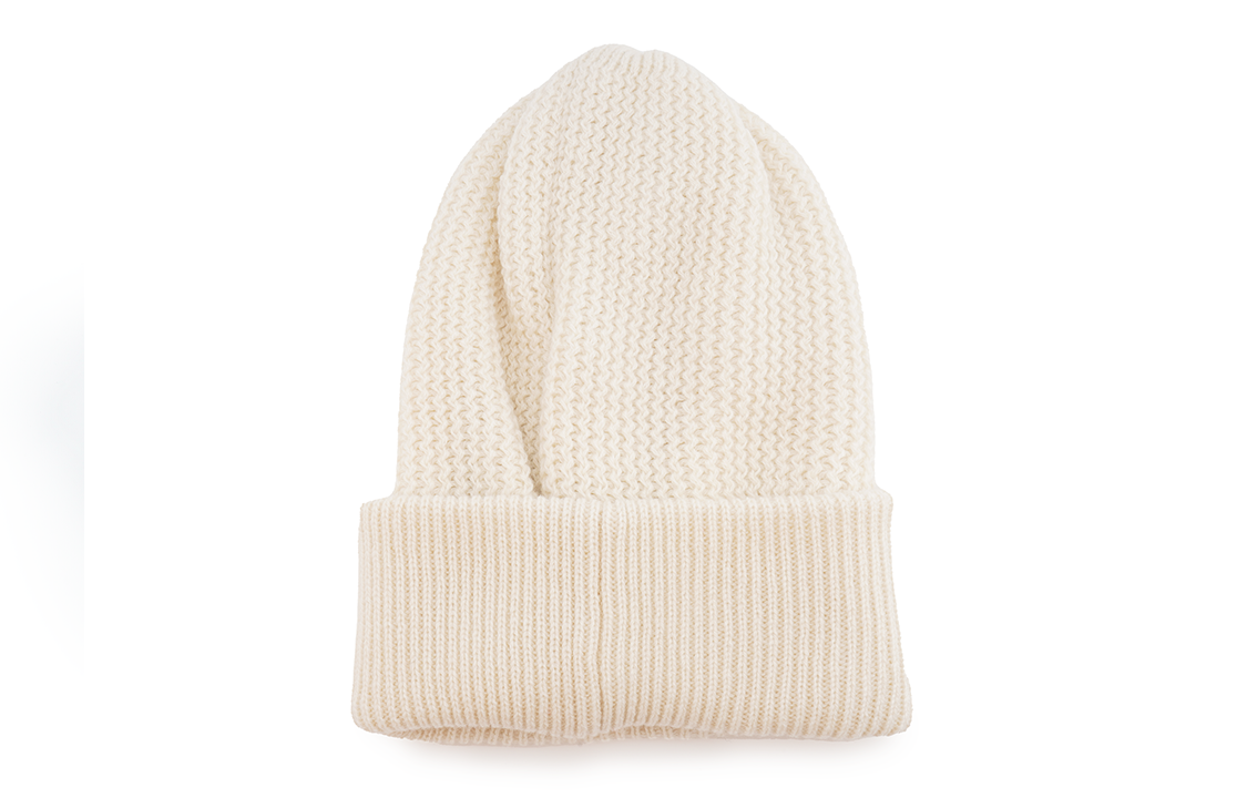 Lookbook (W) CHANEL Beanie Rajut Wol dengan Bordir dan Detail Manik-Manik. AA8313B0845410800