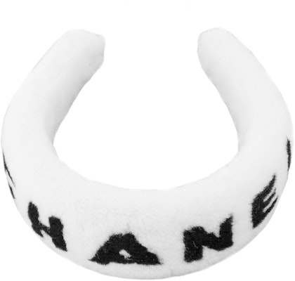 (W) 샤넬 화이트 울 로고 헤드밴드. AA8510B08950NJ888 Order (W) 샤넬 화이트 울 로고 헤드밴드. AA8510B08950NJ888