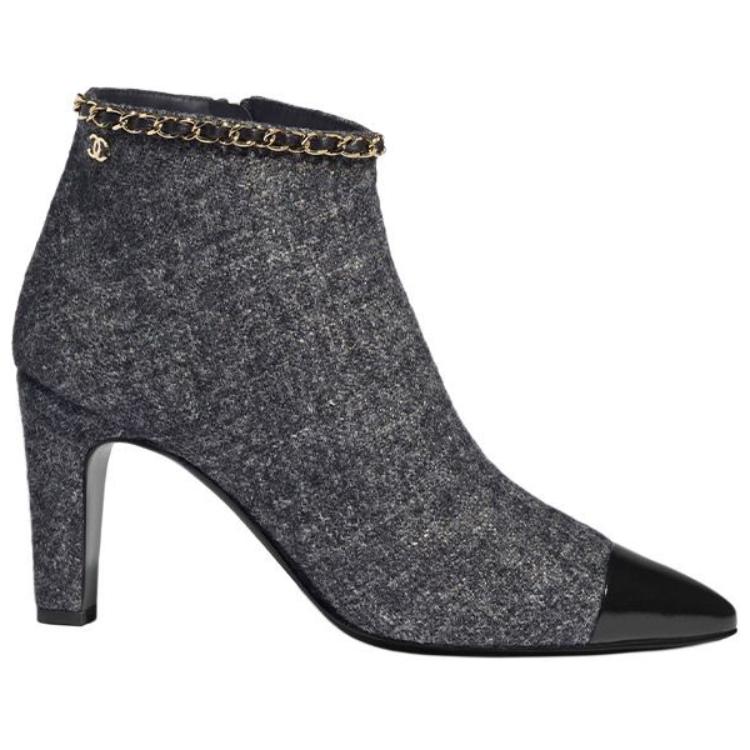 (W) Chanel Ankle Boot 'Fashion Tweed Grey' 圖 2