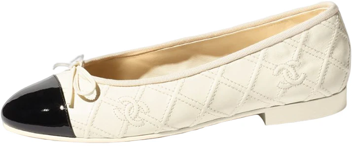 women-chanel-ballerina-flat-leather-bow-white-g40110-y56581-k6006