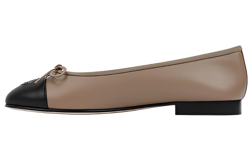 (Women) Chanel Ballet Flat 'Brown Lambskin Slip-On' G02819-X01000-K5056