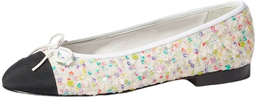 (Women) Chanel Ballet Flats 'Beige Bow' G02819-Y56587-K5996 (Women) Chanel Ballet Flats 'Beige Bow' G02819-Y56587-K5996