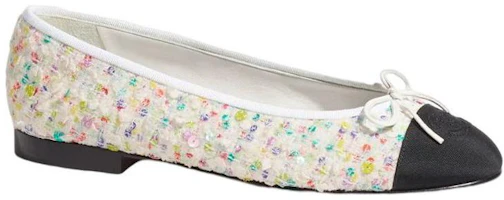 Order (Women) Chanel Ballet Flats 'Beige Bow' G02819-Y56587-K5996