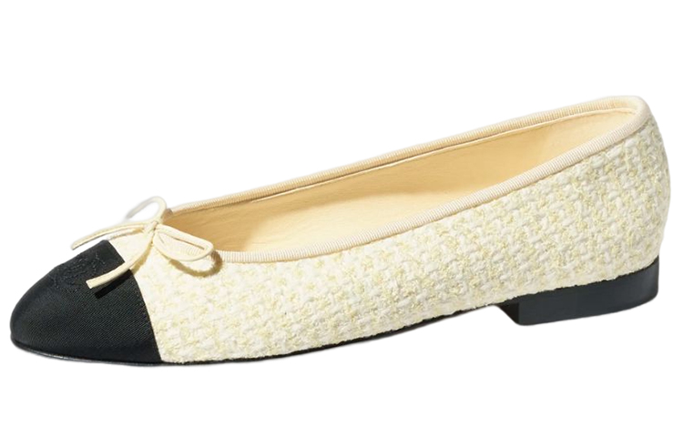 Buy (W) Chanel Ballet Flats 'Reben Kuning Cerah' G02819-Y56586-K5995