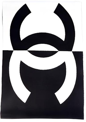 (W) シャネル ブラック&ホワイト カシミア ニット スカーフ. AA7944-B06946-NF744 Buy (W) シャネル ブラック&ホワイト カシミア ニット スカーフ. AA7944-B06946-NF744