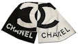 Order (W) シャネル ブラック&ホワイト カシミア ニット スカーフ. AA7944-B06946-NF744