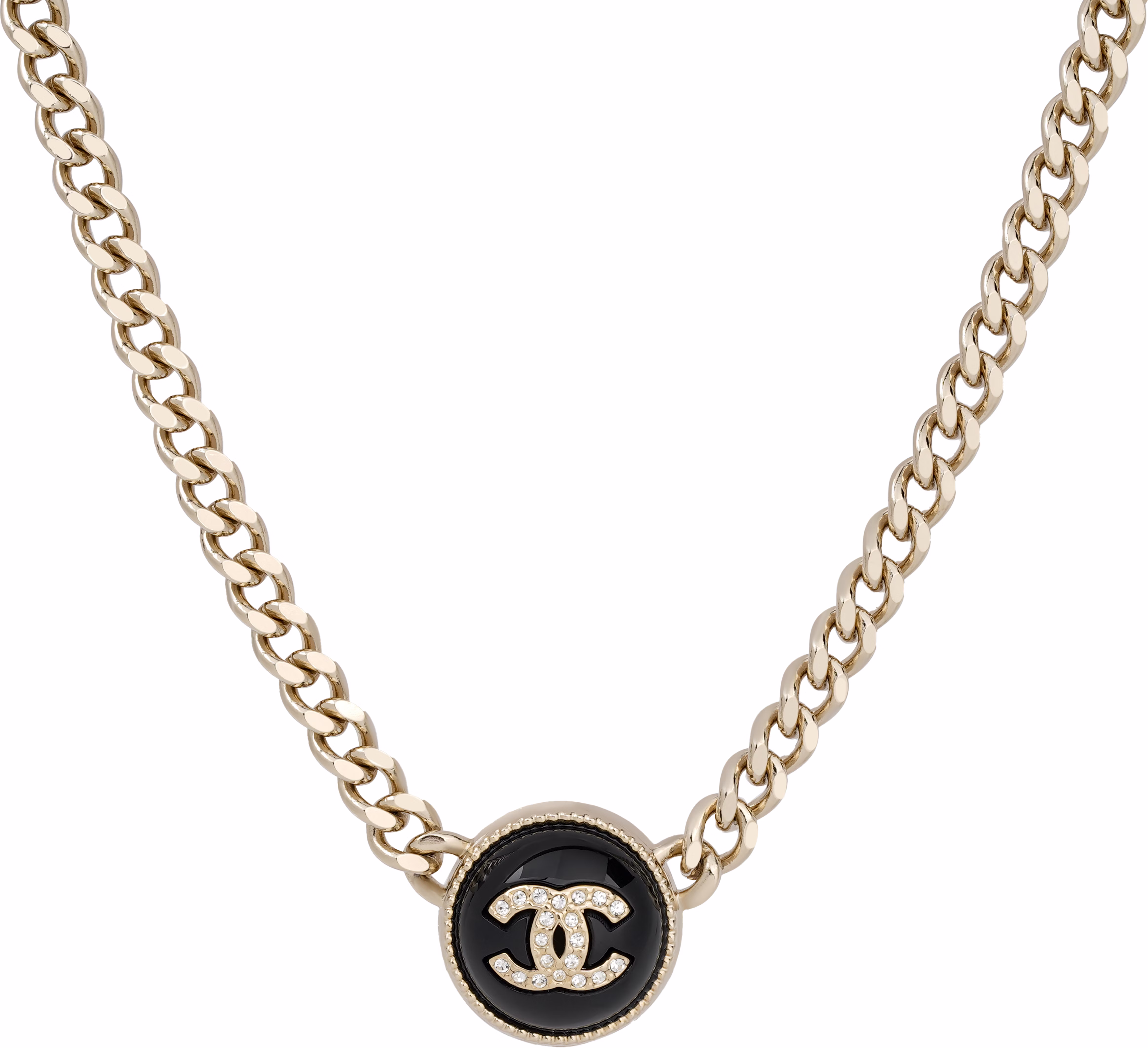 women-chanel-black-button-gold-rhinestone-necklace-for-women-ab-7802-b07472-ng-629