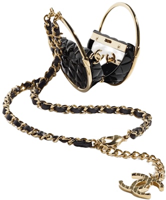 (Women) CHANEL Black Crossbody Bag Pendant Necklace for Women. AB9845-B09916-NL694 Lookbook (Women) CHANEL Black Crossbody Bag Pendant Necklace for Women. AB9845-B09916-NL694