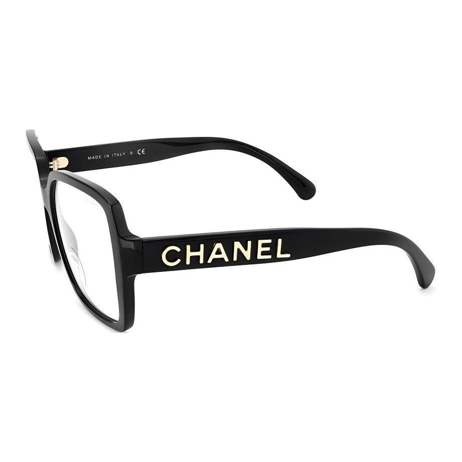 (Women) CHANEL Black Square Optical Glasses - Euro Version Adjustable CH5408-C6221W-56