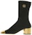 (W) But Chanel 'Black Gold Laminated Calfskin' G38522-Y55699-K3818