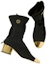 Shop (W) But Chanel 'Black Gold Laminated Calfskin' G38522-Y55699-K3818