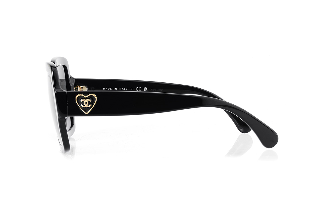 (Women) CHANEL Butterfly Black Sunglasses for Women - Stylish Designer Eyewear. CH5479-C501 圖 4