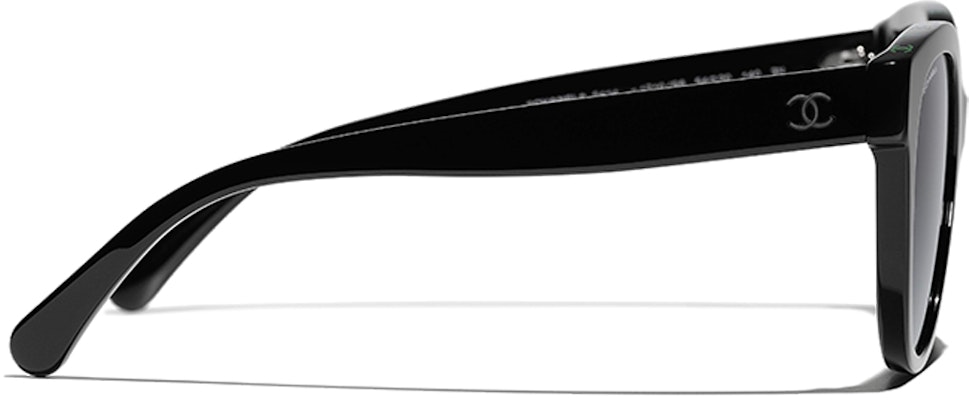 (W) 香奈儿女士蝴蝶黑色字母装饰太阳镜 CH5414-1710S6 Shop (W) 香奈儿女士蝴蝶黑色字母装饰太阳镜 CH5414-1710S6