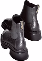 Shop (W) 샤넬 카프스킨 첼시 부츠 4cm 블랙 G45087-B13291-94305