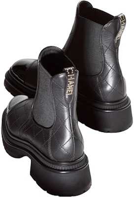 (W) But Chelsea Bikin Kulit Anak Lembu 4cm 'Hitam' Chanel G45087-B13291-94305 Shop (W) But Chelsea Bikin Kulit Anak Lembu 4cm 'Hitam' Chanel G45087-B13291-94305