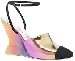 Order (W) Chanel Tacones Altos Rosa de Cuero de Ternera Cómodos Moda 10cm. G45434-B15126-NT708