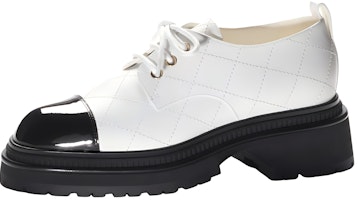 (Women) Chanel Calfskin Comfortable Versatile Casual Slip-On 'Black White' G45075-B13291-NP667 (Women) Chanel Calfskin Comfortable Versatile Casual Slip-On 'Black White' G45075-B13291-NP667