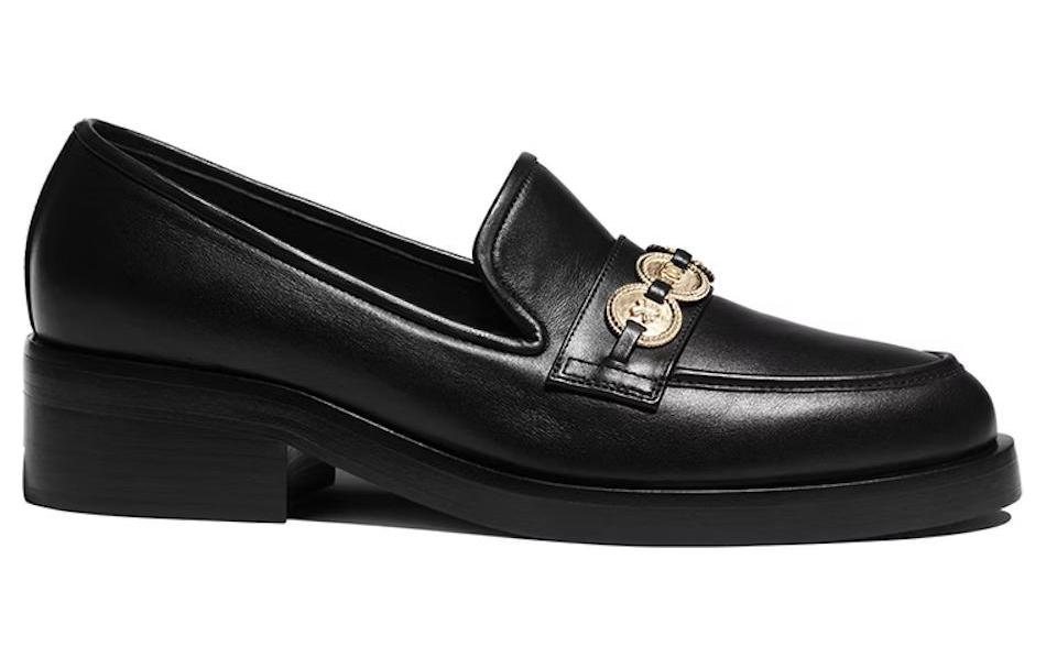 (W) Chanel Calfskin Loafer 'Black Fashion Casual' 圖 2