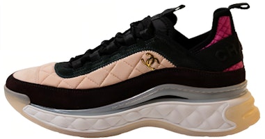 (Women) Chanel Calfskin Platform Sneakers 'Black Pink' G38501-Y55619-K3541 (Women) Chanel Calfskin Platform Sneakers 'Black Pink' G38501-Y55619-K3541