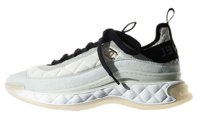 (W) Chanel Calfskin Sneakers 'White'