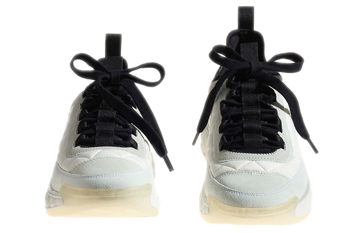 (W) Chanel Calfskin Sneakers 'White' 圖 3