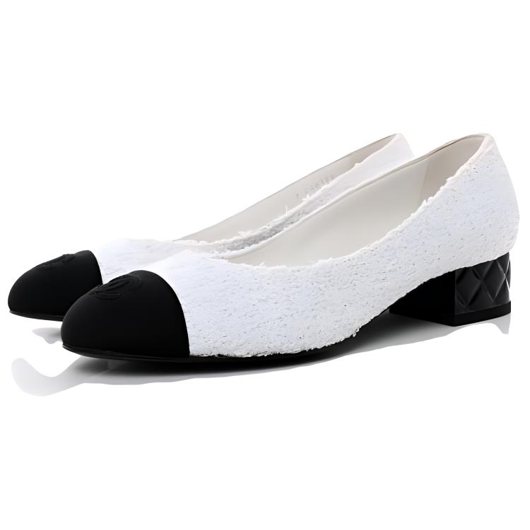 Order (W) Chanel Slip-On en Toile à Fleurs ''Blanc'' G40086-Y56583-K5991