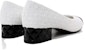 (W) Chanel Kanvas Bunga Slip-On 'Putih' G40086-Y56583-K5991
