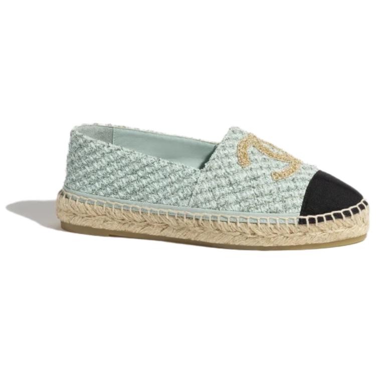 (W) Chanel Canvas Logo Espadrilles 'Light Blue' 圖 2