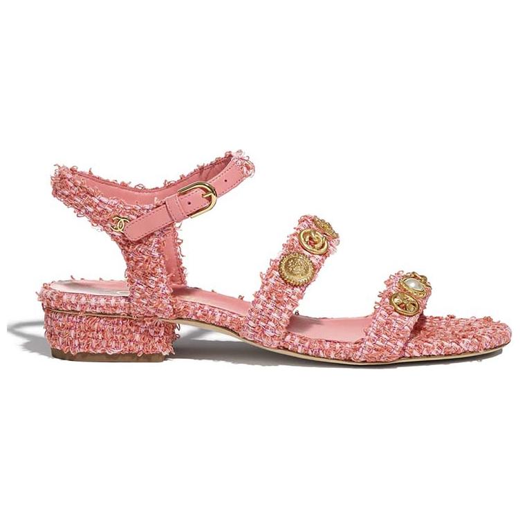 (W) Chanel Canvas Slide 'Coral Pink' 圖 2