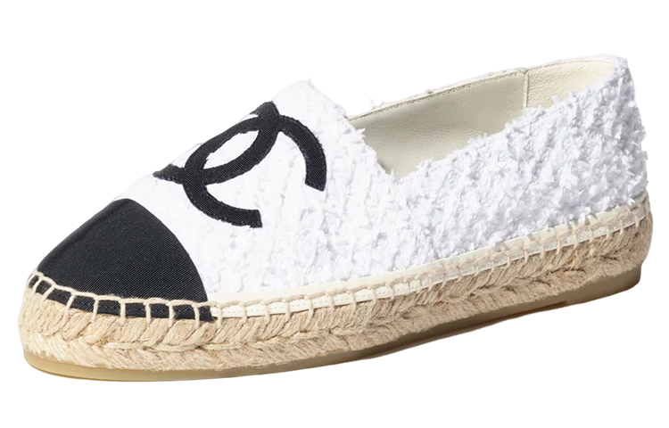 (Women) Chanel Canvas Twill Shoes 'White' G29762-Y56425-K5510